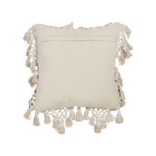 Beliani Lot de 2 coussins en Coton Boho OLEARIA  