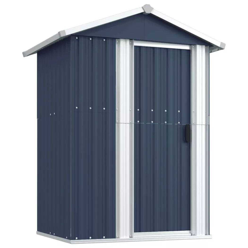 VidaXL - Geräteschuppen stahl, One Size, Grau