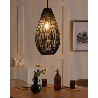 Beliani Lampadario en Cotone Boho ANNOTTO  