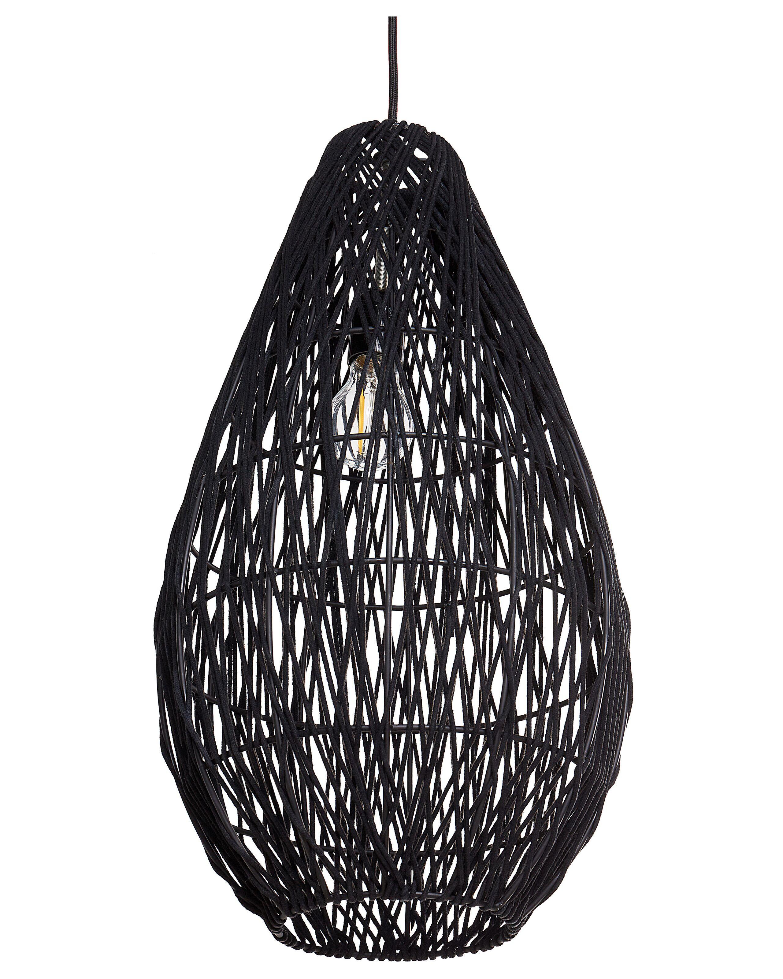 Beliani Lampe suspension en Coton Boho ANNOTTO  