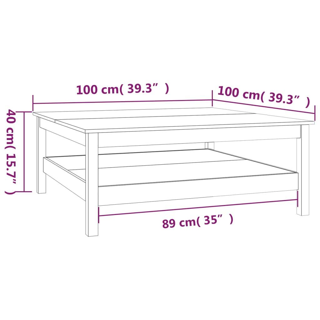 VidaXL Couchtisch holz  