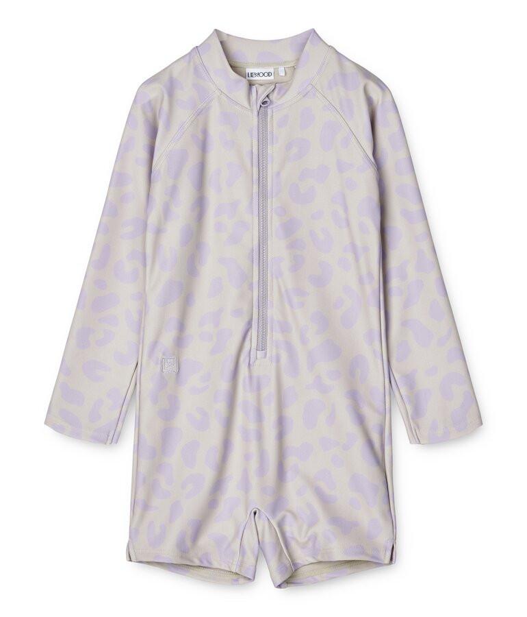 Image of Schwimmanzug Leo Misty Lilac Unisex Flieder 110