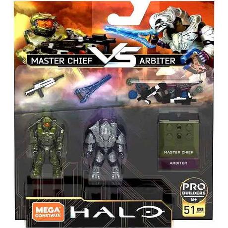 Mega Construx  Halo Heroes Series 5 Master Chief vs. Arbiter Mini Figure 2-Pack 