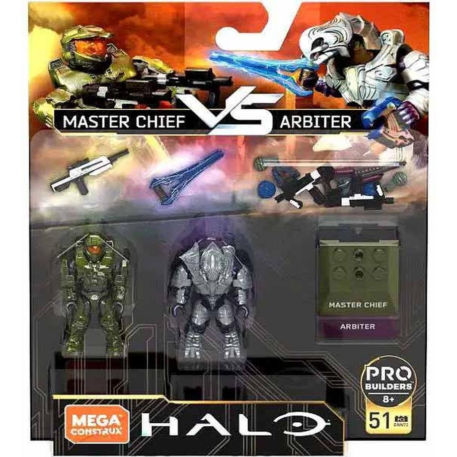 Mega Construx  Halo Heroes Series 5 Master Chief vs. Arbiter Mini Figure 2-Pack 
