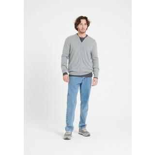 Studio Cashmere8  LUKE 10 Cardigan con collo a bomber - 100% cashmere 