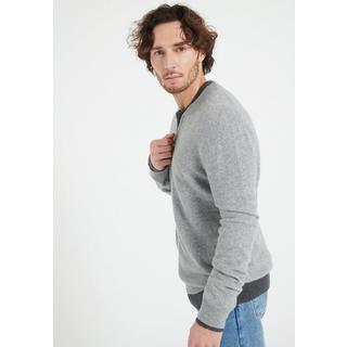 Studio Cashmere8  LUKE 10 Strickjacke mit Bomberkragen - 100% Kaschmir 