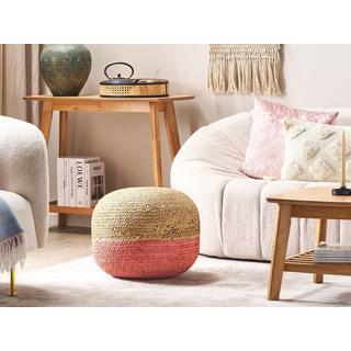 Beliani Pouf en Iuta Boho DUKI  