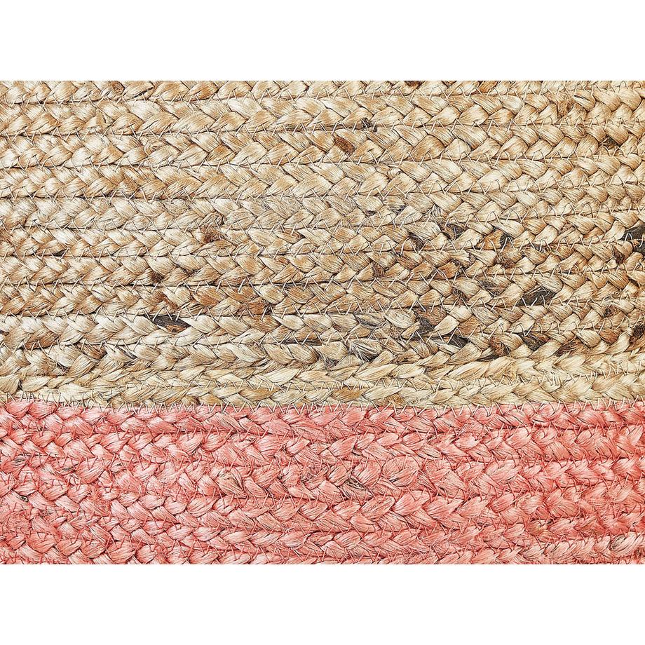 Beliani Pouf aus Jute Boho DUKI  