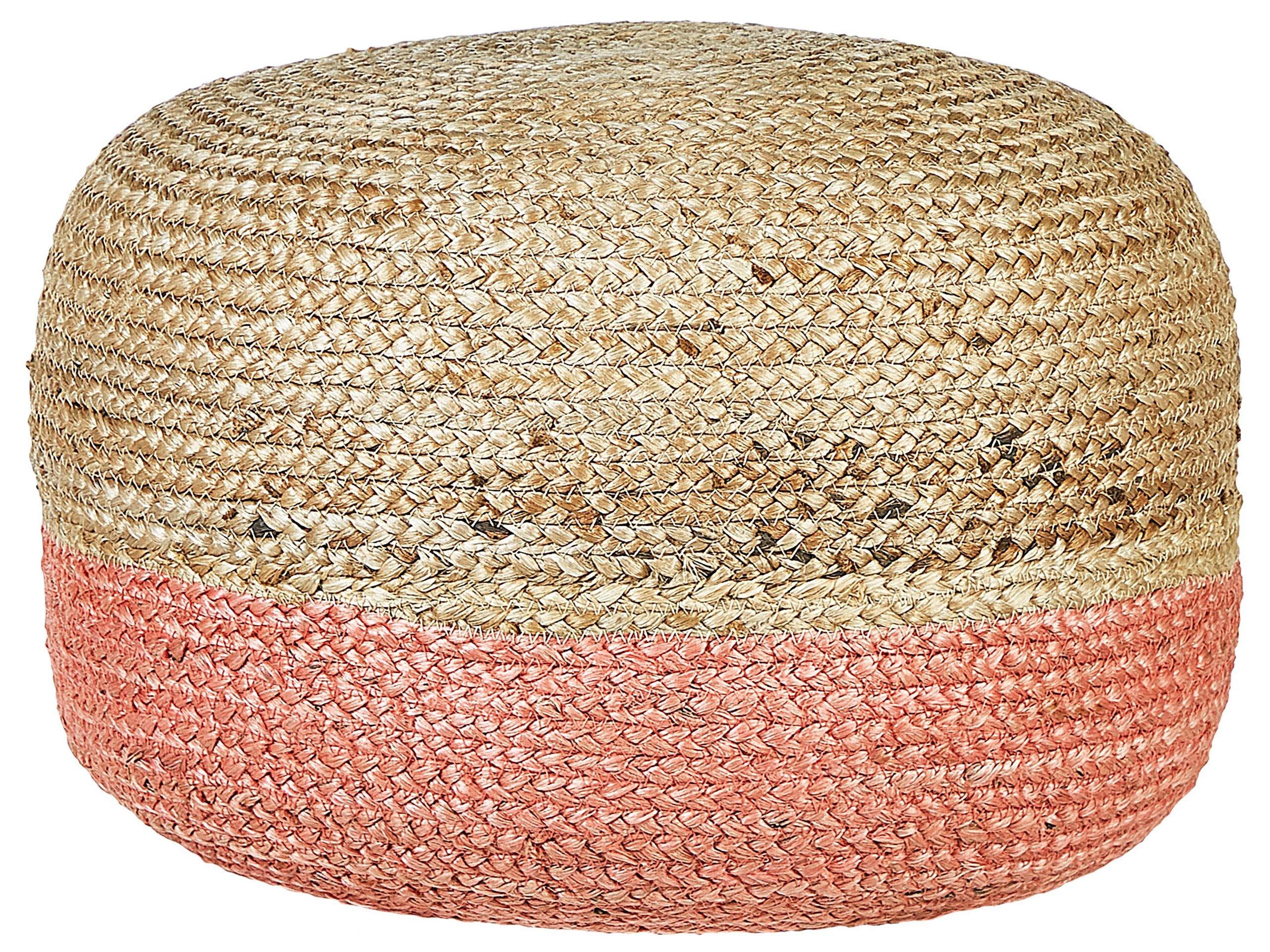 Beliani Pouf en Iuta Boho DUKI  