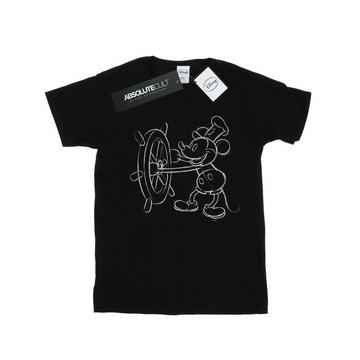 Tshirt MICKEY MOUSE STEAMBOAT SKETCH