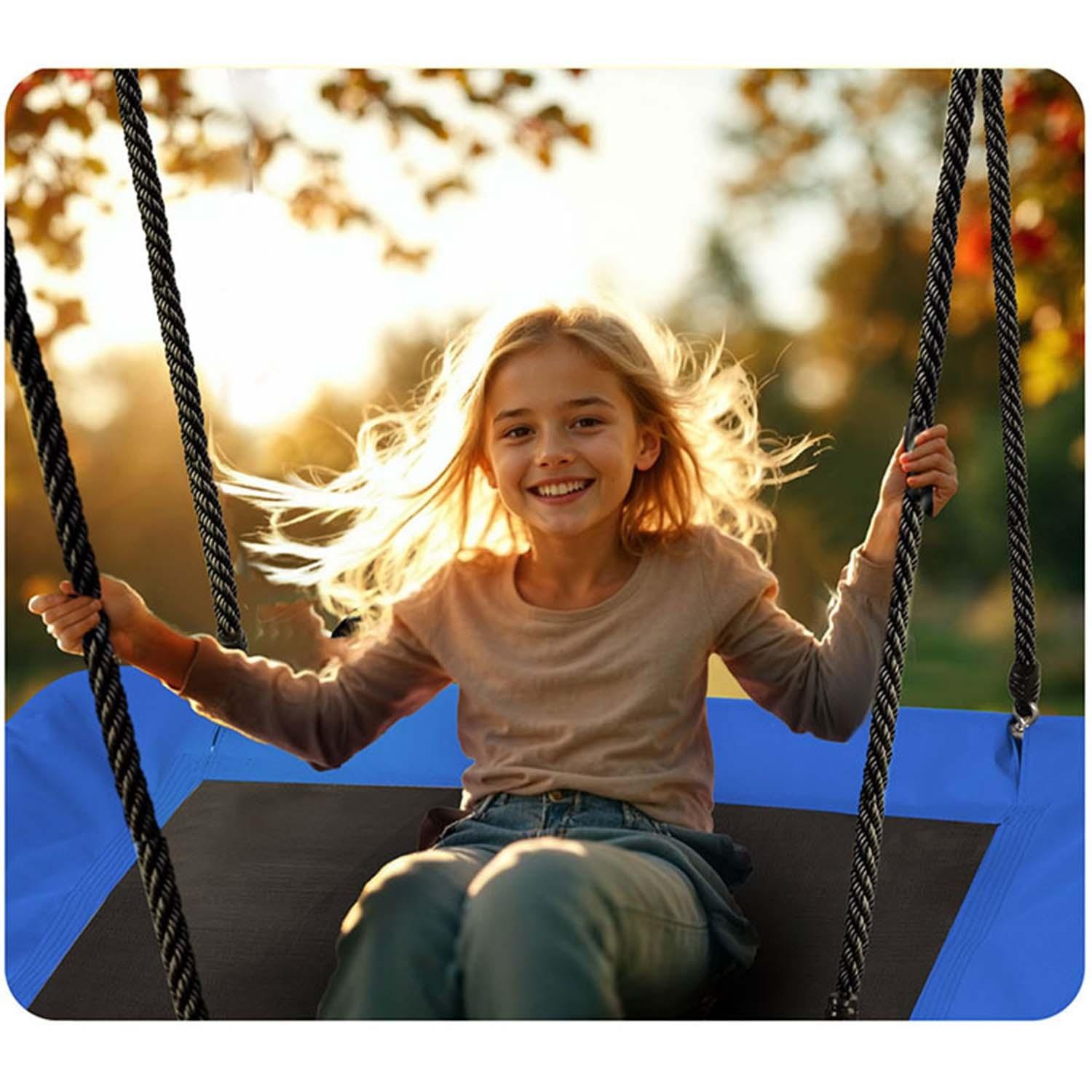 B2X Rechteckige Storchennestschaukel Neo-Sport Swingo 110 x 70 cm  