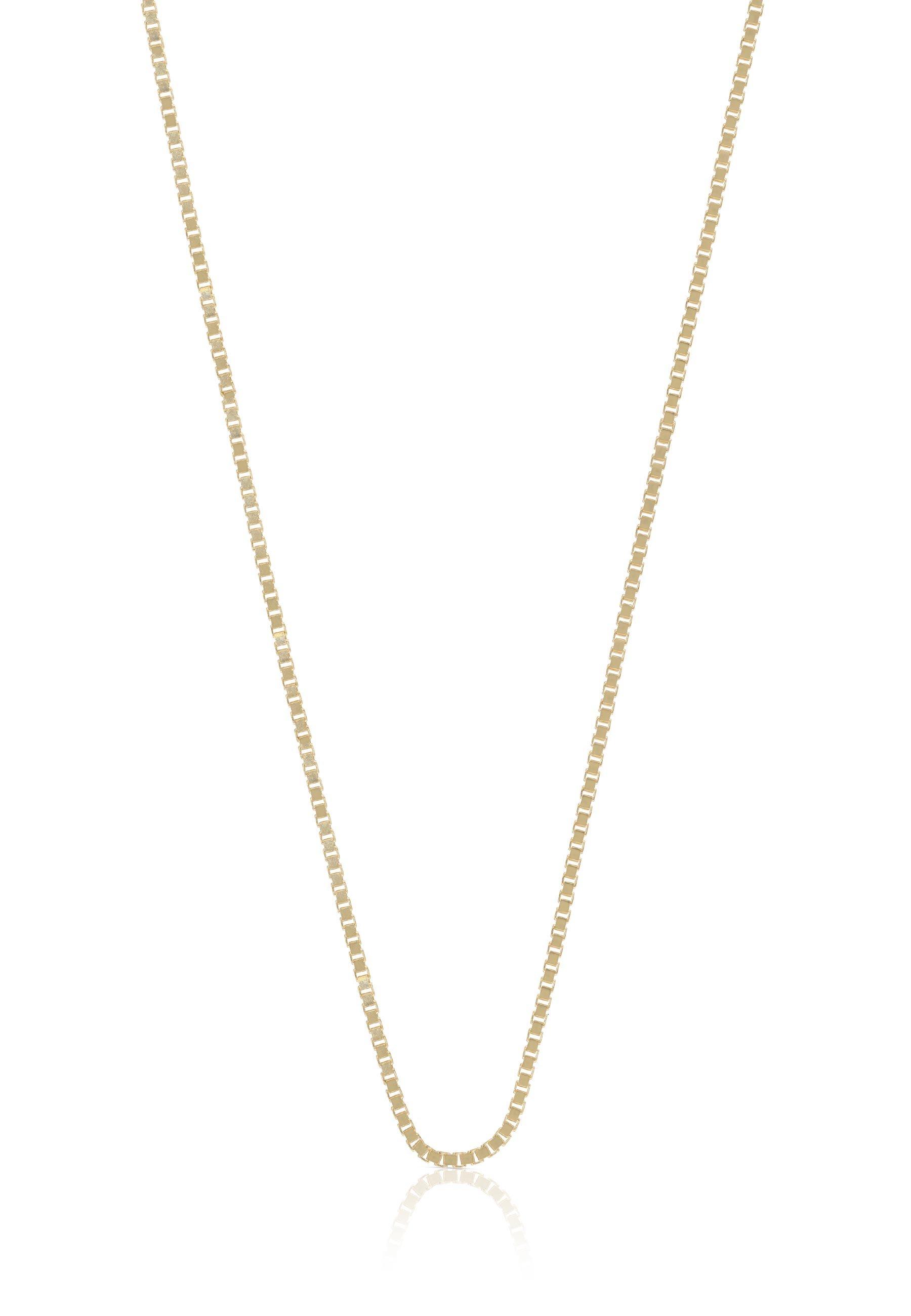 Image of Collier Venezianer Gelbgold 750, 1mm, 42cm Damen Gelbgold 42cm