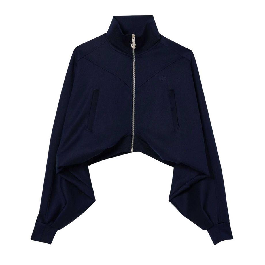 Kurzes SweaT-Shirt, Durchgehender Reißverschluss