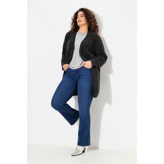 Ulla Popken  Jeans modello Mary con boot cut, taglio della gamba ampio e design a cinque tasche 