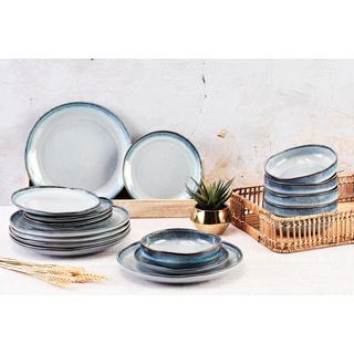 BJÖRN Geschirr-Set GENESIS - 18 Stück - Meer  