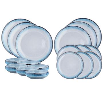 Geschirr-Set GENESIS - 18 Stück - Meer