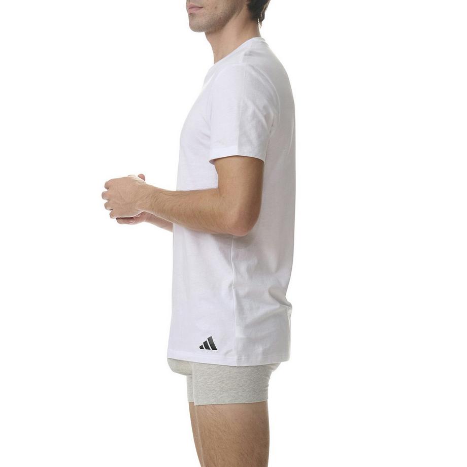 adidas Active Core Cotton 3PK T-Shirt Girocollo Confezione da 3 Vestibilità Slim  