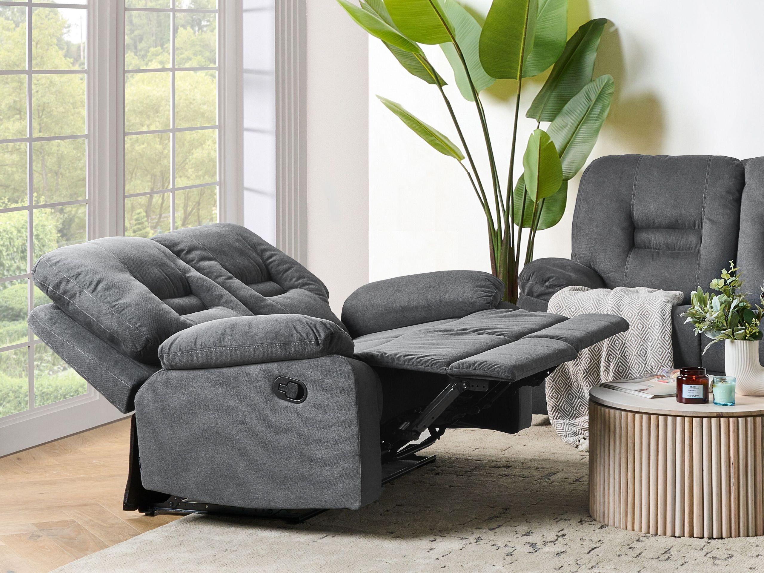 Beliani 2 Sitzer Sofa aus Polyester Modern BERGEN II  