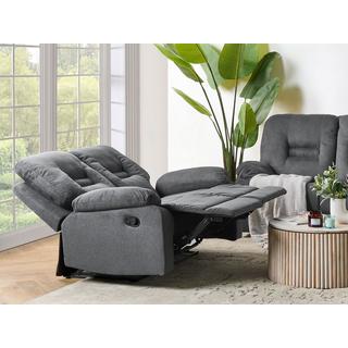 Beliani 2 Sitzer Sofa aus Polyester Modern BERGEN II  