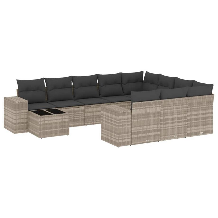 Ensemble de canapés de jardin rotin synthétique
