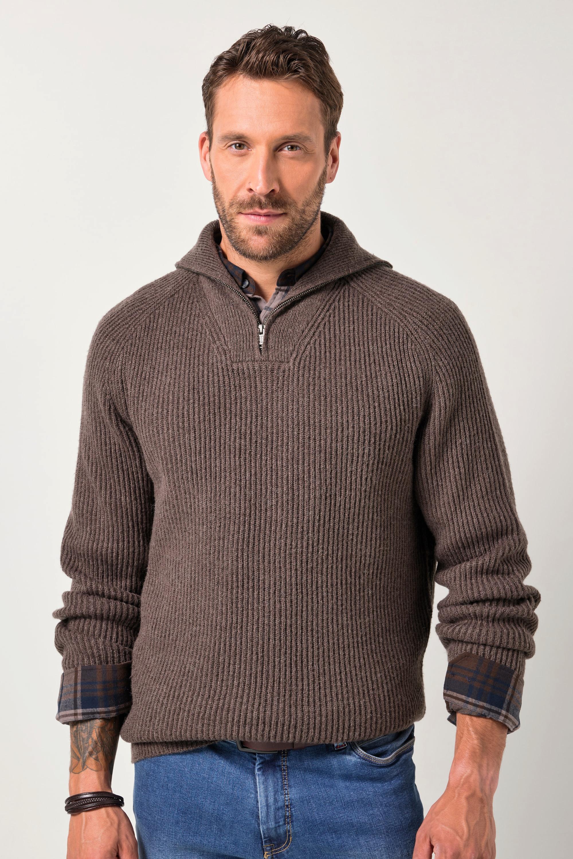 JP1880 Maglione Troyer con collo a zip  