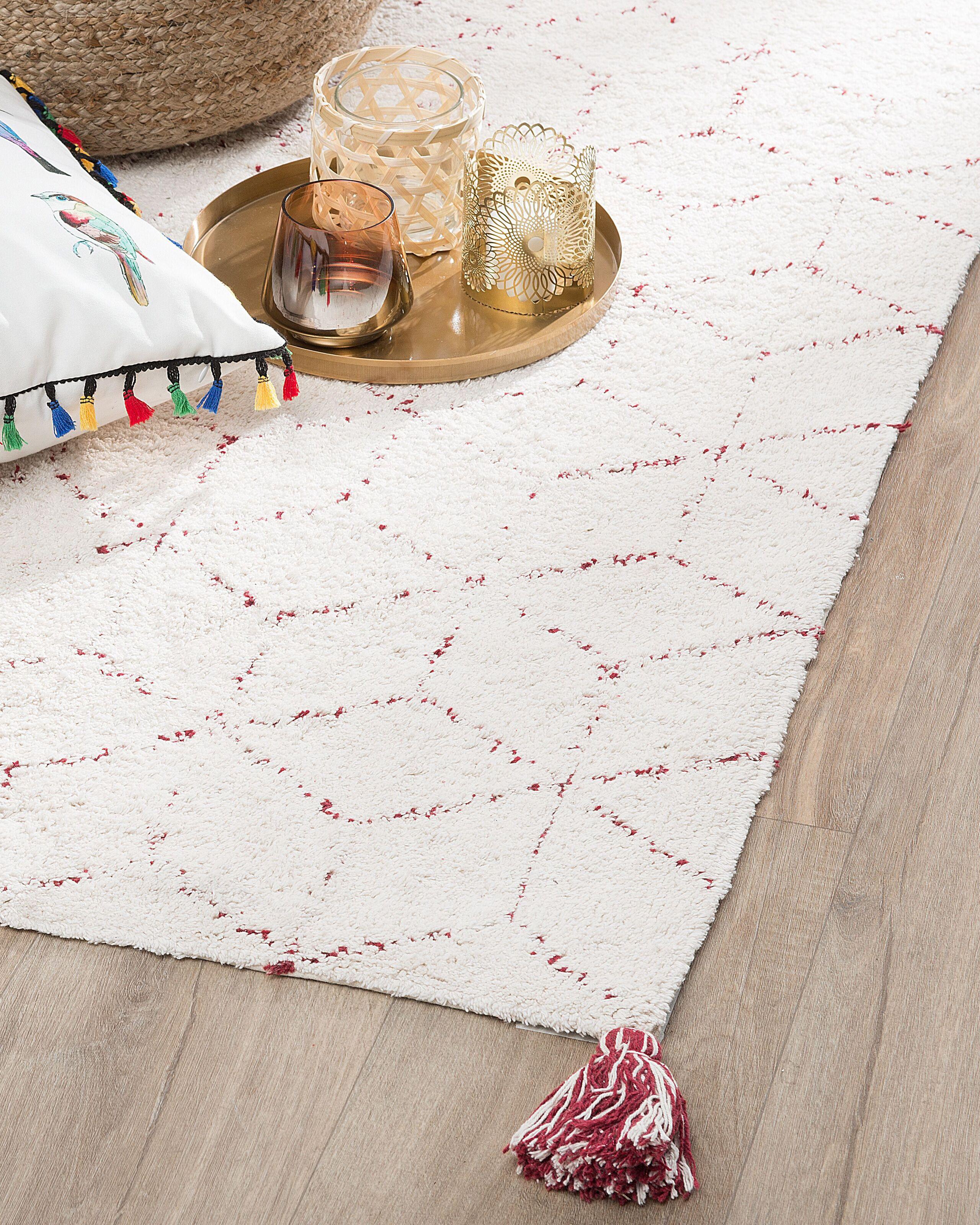 Beliani Tapis en Coton Scandinave SAKARYA  