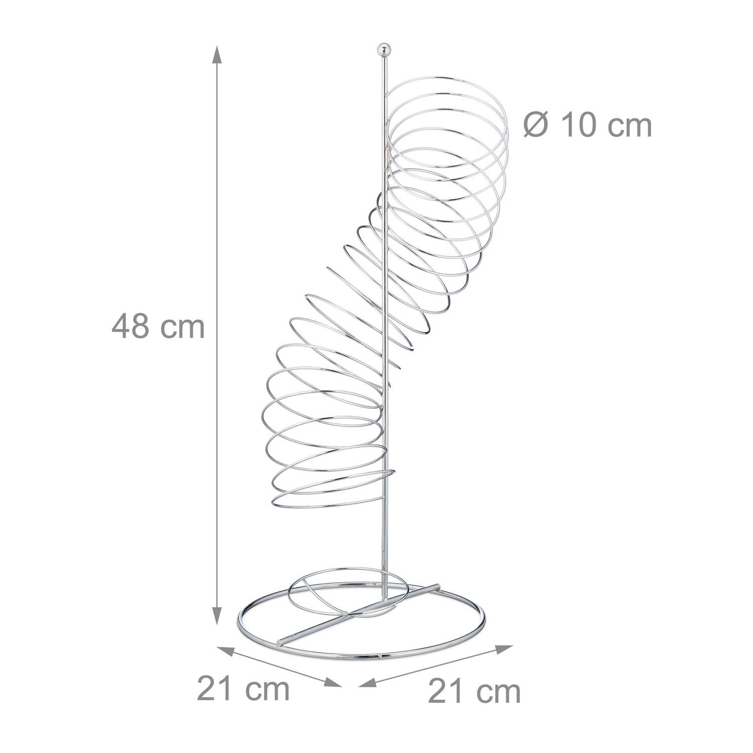 B2X Portafrutta a spirale in metallo  
