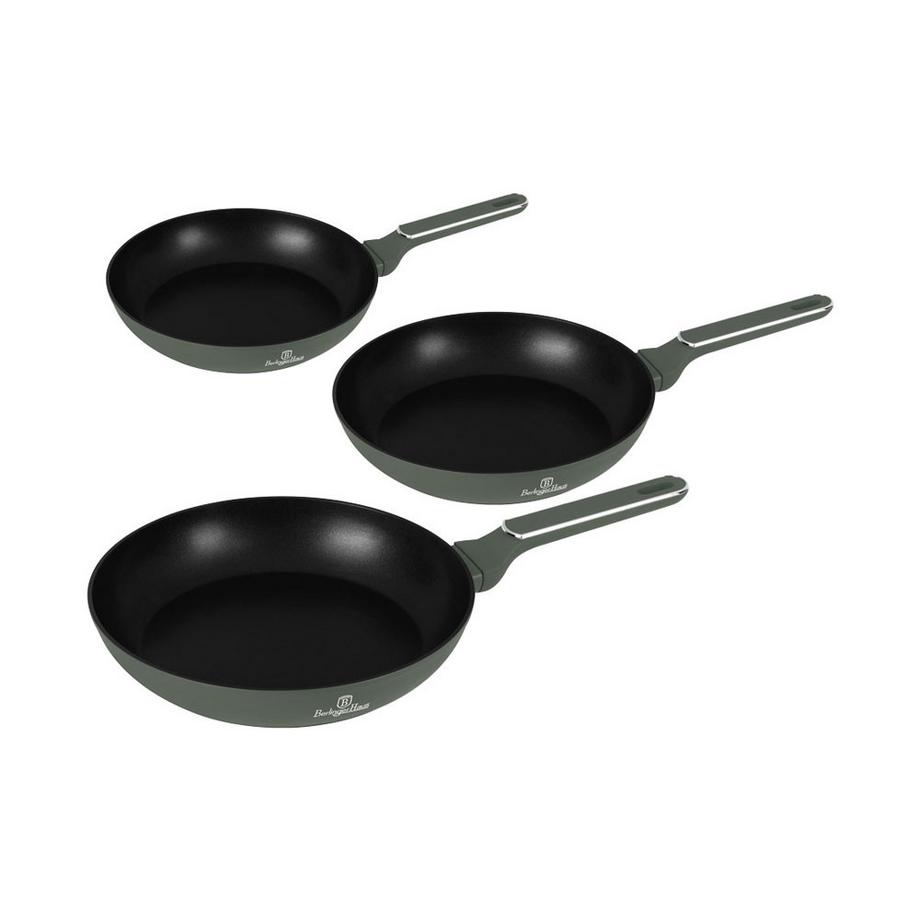 Set de poêles à frire Ø 20/24/28cm 3 pièces Matte Green Collection