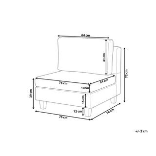 Beliani Module fauteuil en Polyester Traditionnel FEVIK  