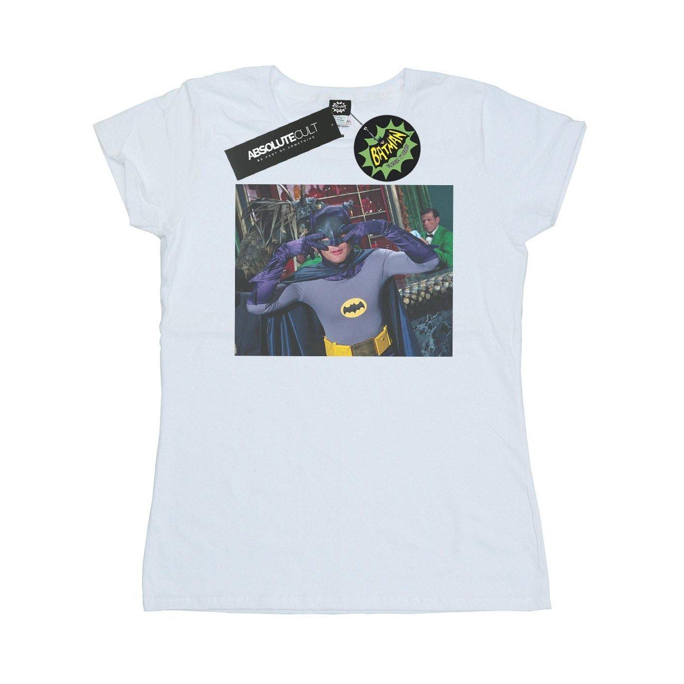 Image of Batman Tv Series Batdance Photo Tshirt Damen Weiss M