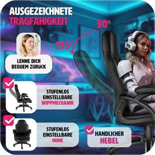 Tectake Chaise gamer BENNY  