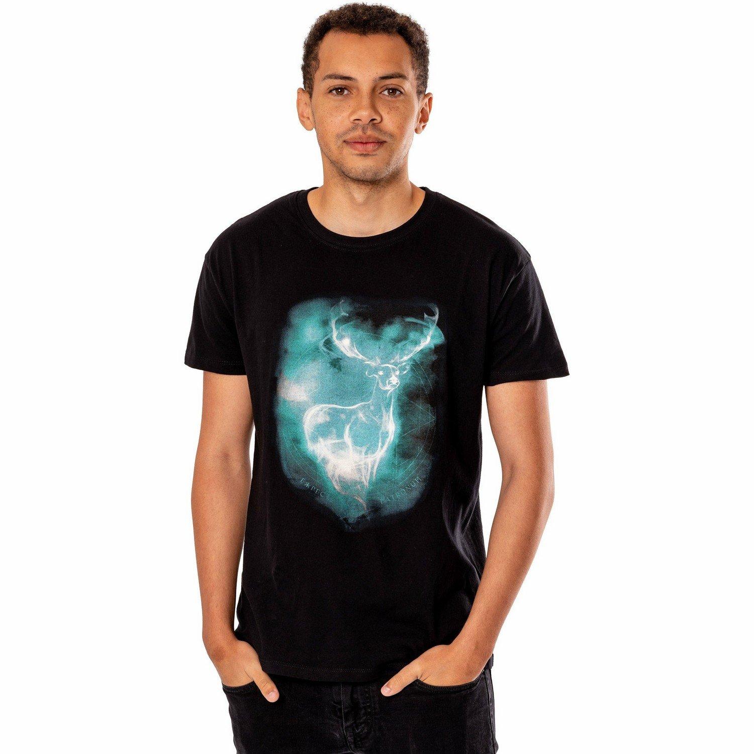 Image of Expecto Patronum Tshirt Damen Schwarz XL