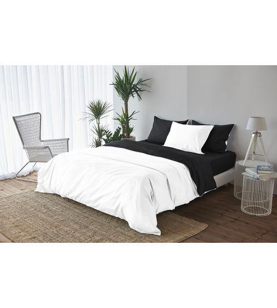 Living Home Uni Satin Doubleface Duvetbezug  