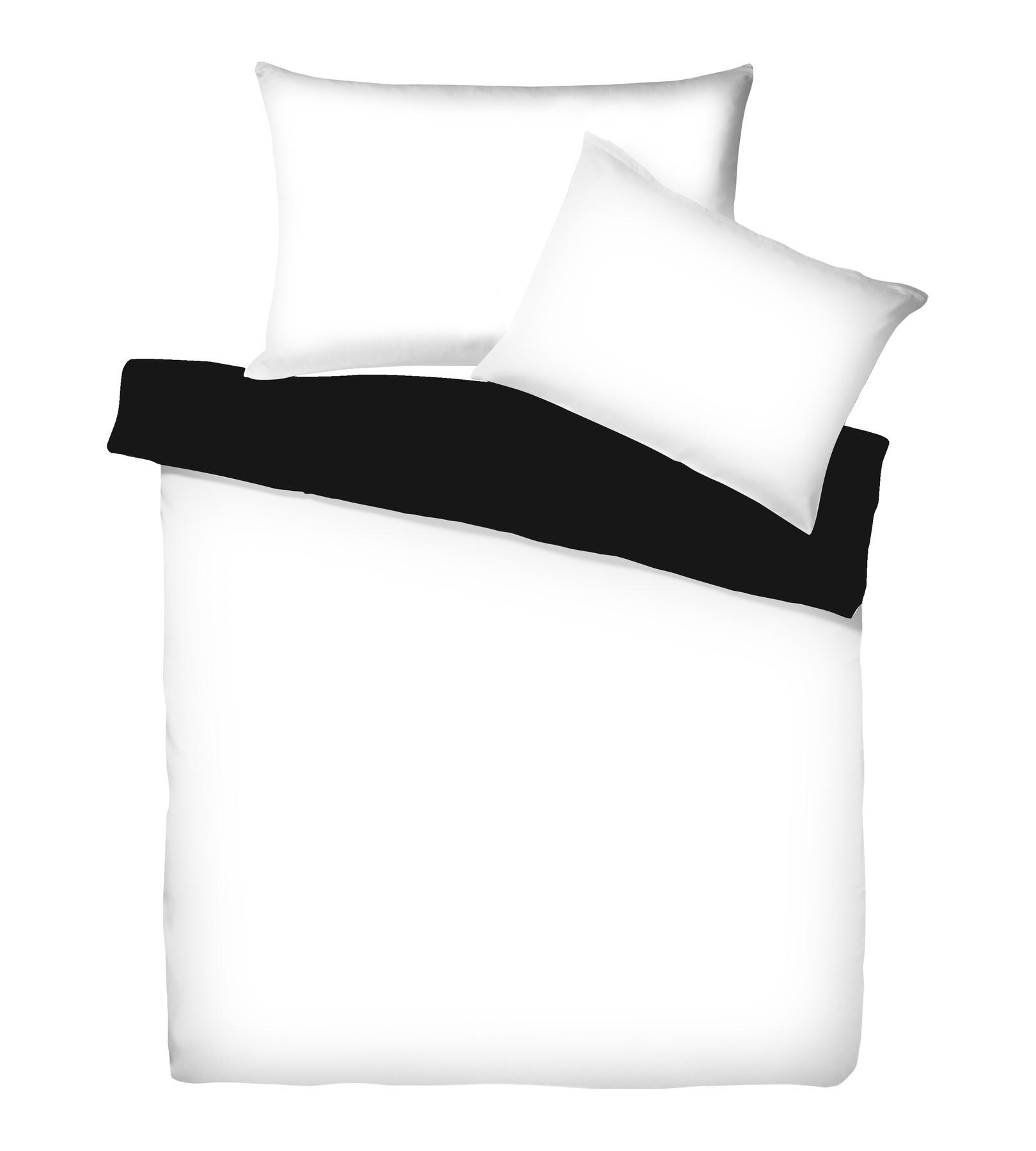 Living Home Uni Satin Doubleface Taie de duvet  