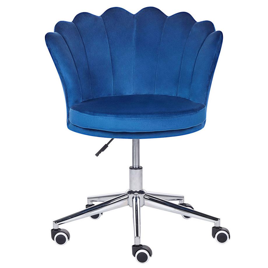 Beliani Chaise de bureau en Velours Glamour MONTICELLO  