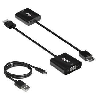 CLUB 3D  Adapterkabel HDMI - VGA 