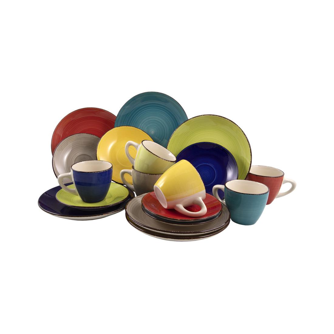 Image of Geschirrset Malaga 18teilig Unisex ONE SIZE