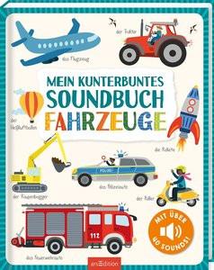 Mein kunterbuntes Soundbuch - Fahrzeuge Markiewicz, Izabella (Illustrationen) Couverture rigide 