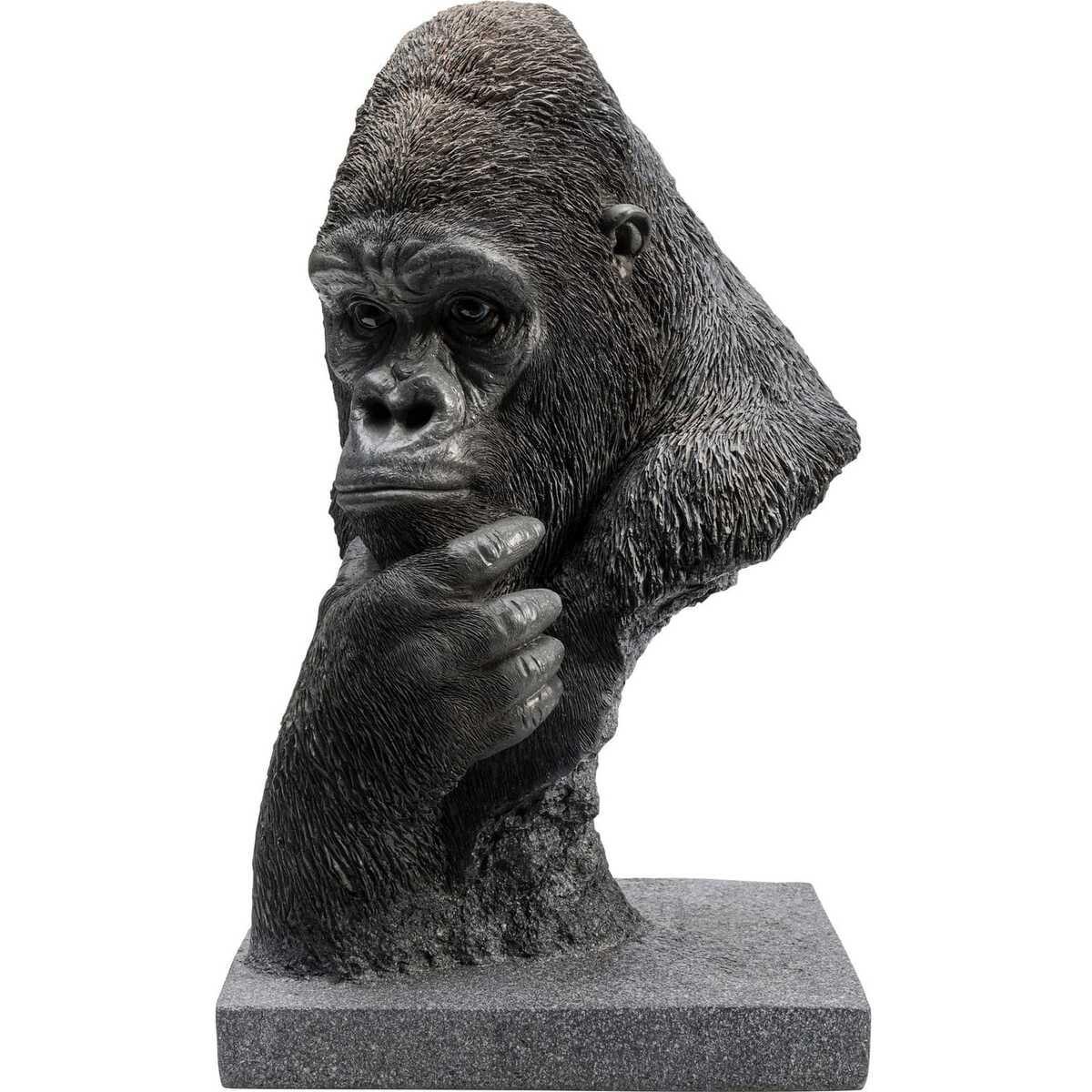 KARE Design Deko Objekt Thinking Gorilla Head  