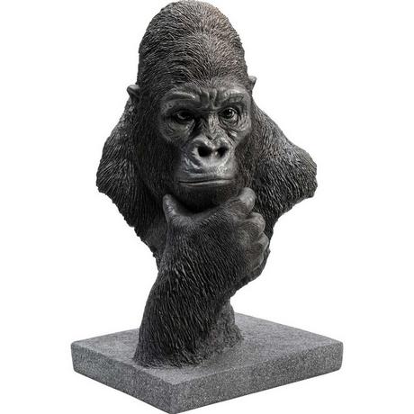 KARE Design Deko Objekt Thinking Gorilla Head  