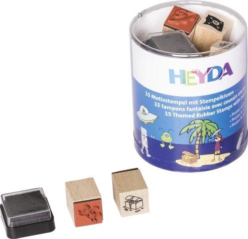 Image of Heyda Stempelset Pirat&raumfahrer 15er Unisex Multicolor ONE SIZE