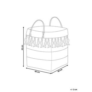 Beliani Korb en Legno di bambù Boho MESUJI  