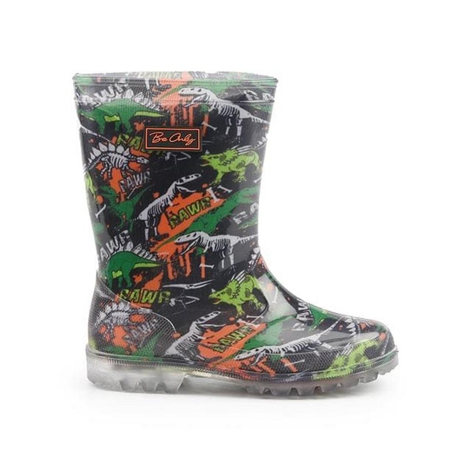 Be Only Stegosaure Flash Bottes de Pluie Imprimé Dinosaure  