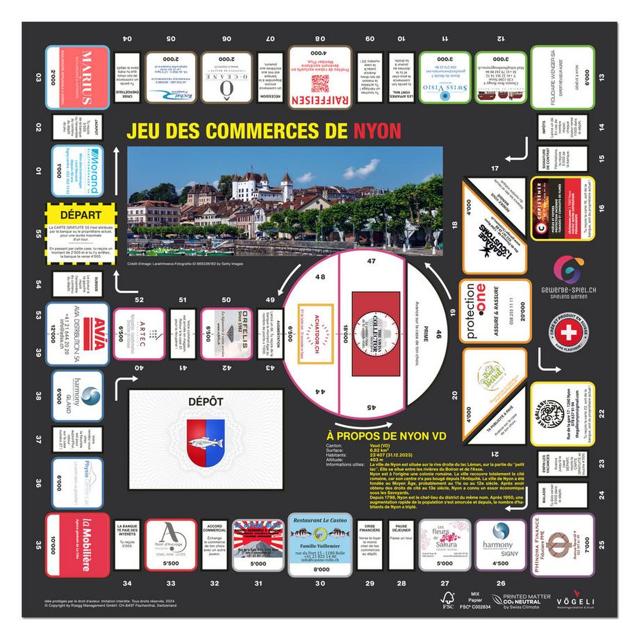 GEWERBE-SPIEL  Brettspiel NYON VD (Französisch) 