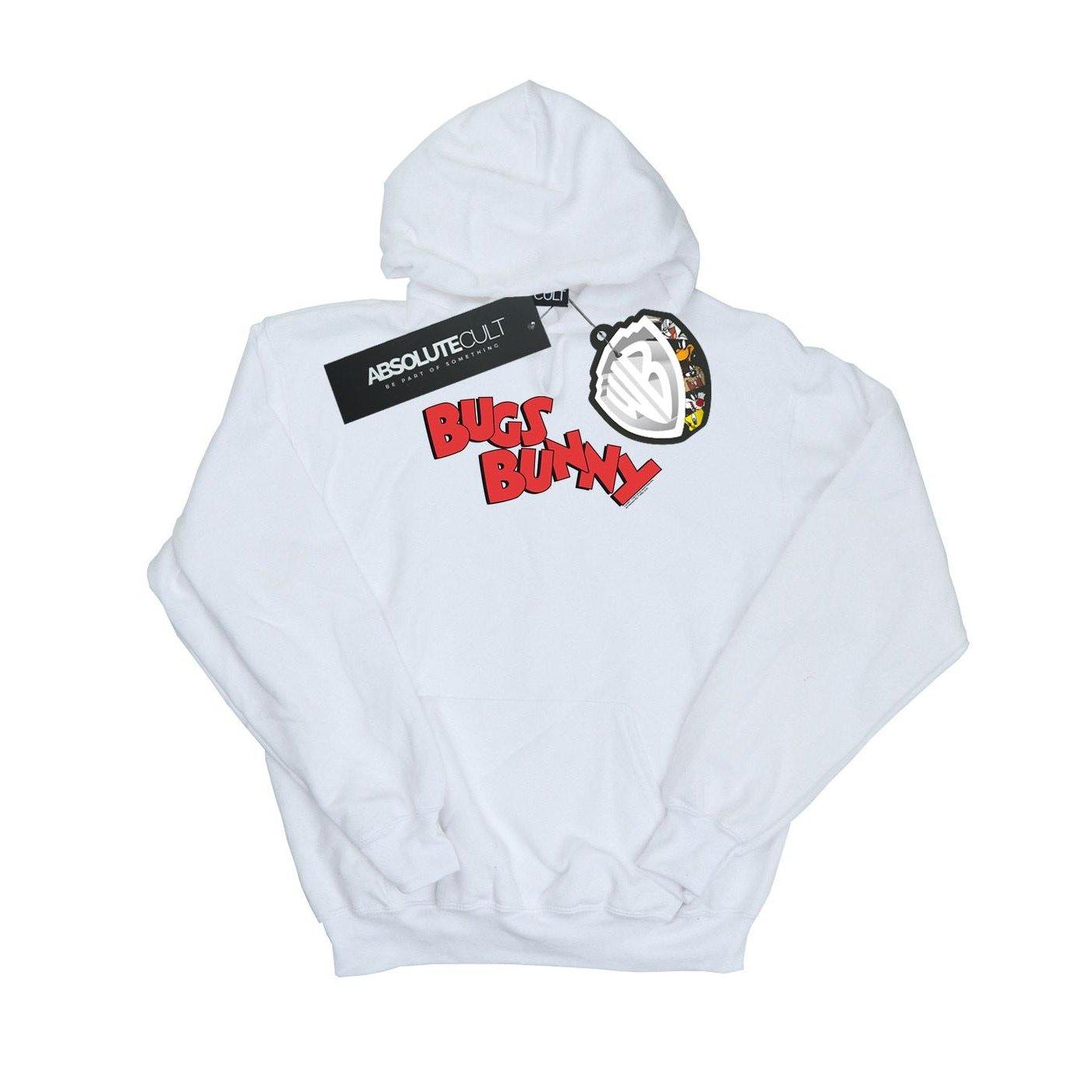 Image of Bugs Bunny Name Kapuzenpullover Herren Weiss XL