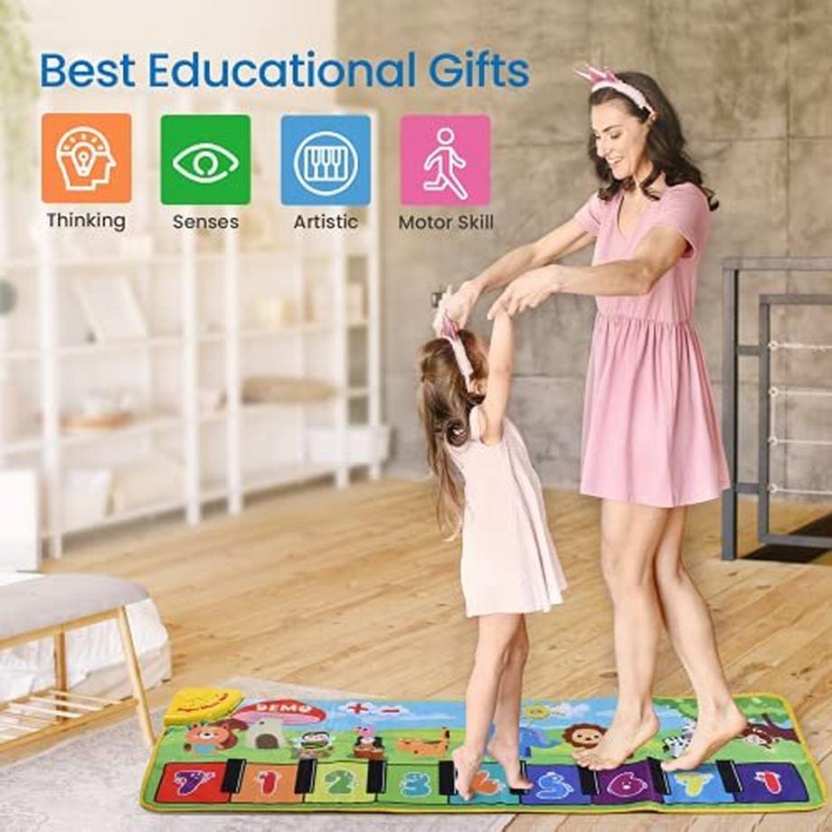 Activity-board  Klaviermatte, Kleinkind Boden Keyboard spielen Musik Matte große Musik Tanzmatte 