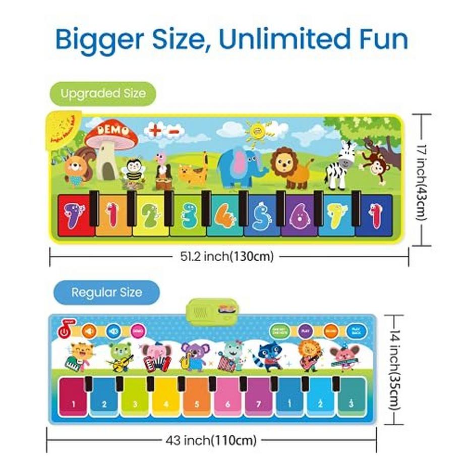 Activity-board  Klaviermatte, Kleinkind Boden Keyboard spielen Musik Matte große Musik Tanzmatte 