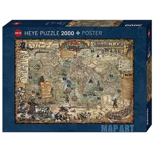 Puzzle Pirate World (2000Teile)
