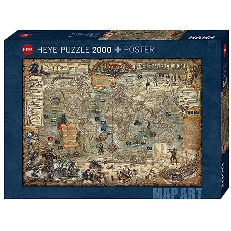 Heye  Puzzle Pirate World (2000Teile) 