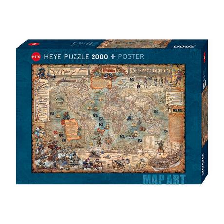 Heye  Puzzle Pirate World (2000Teile) 